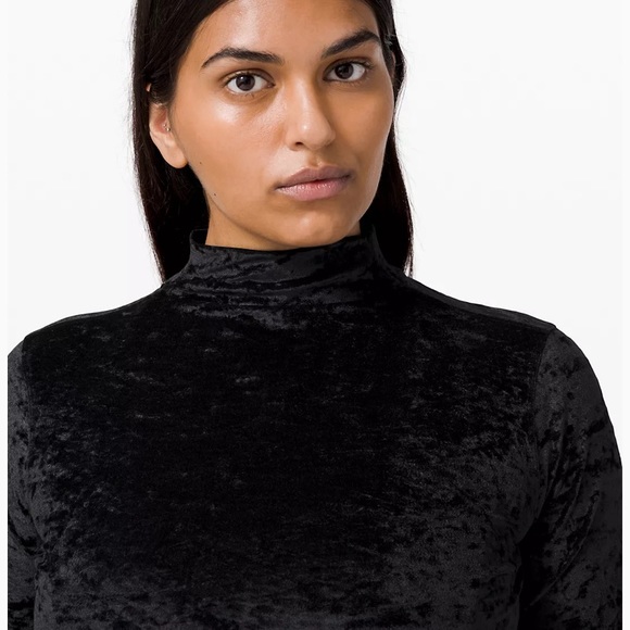 Lululemon All Aligned Mock Neck Long Sleeve Velvet - Picture 1 of 4